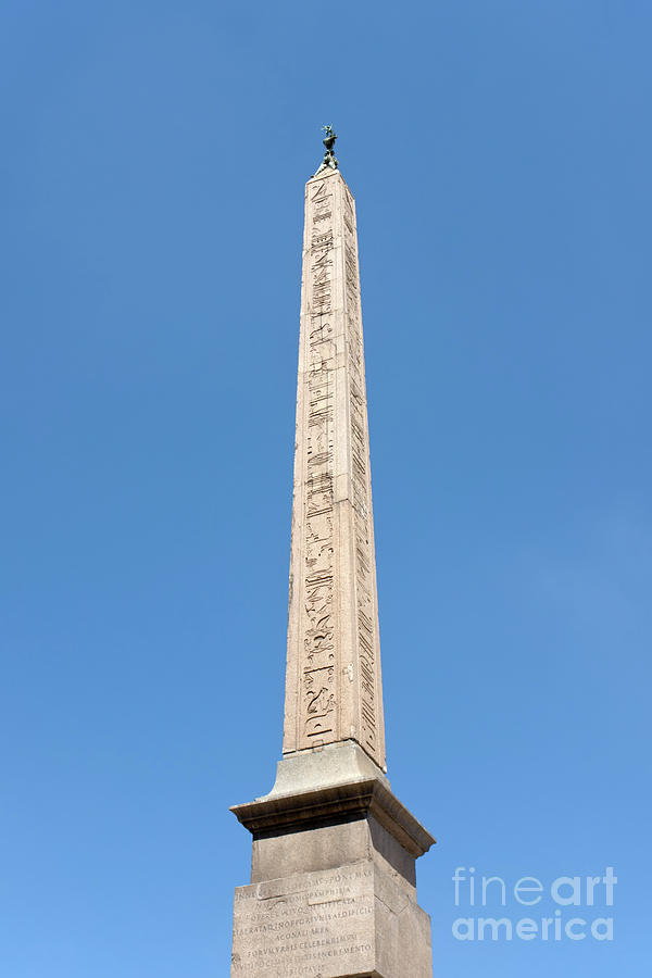 Obelisco agonale Photograph by Fabrizio Ruggeri