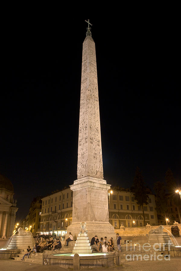 Obelisco Flaminio Photograph by Fabrizio Ruggeri