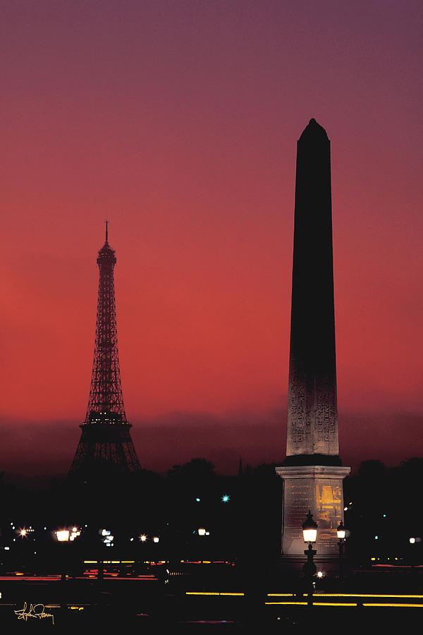 Paris Photograph - Obelisk in Paris, France by Steve Fanning
