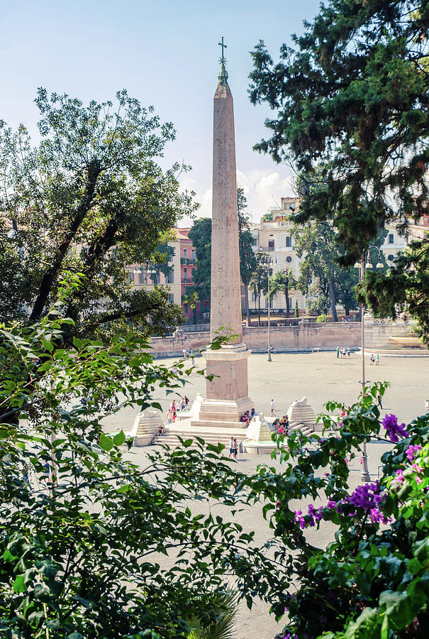 Obelisk in Rome 2 Photograph by AM FineArtPrints