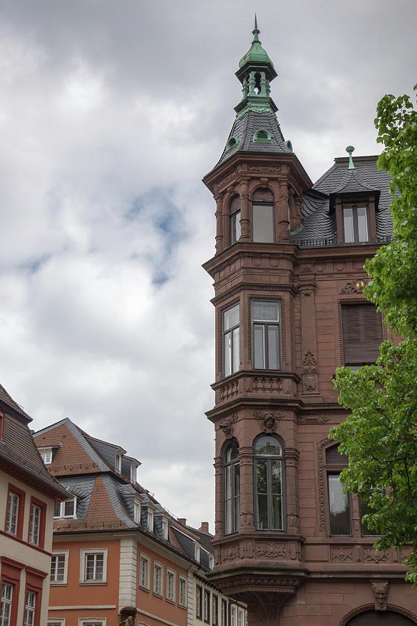 Oberrheinische Bank Corner Tower Photograph by Teresa Mucha