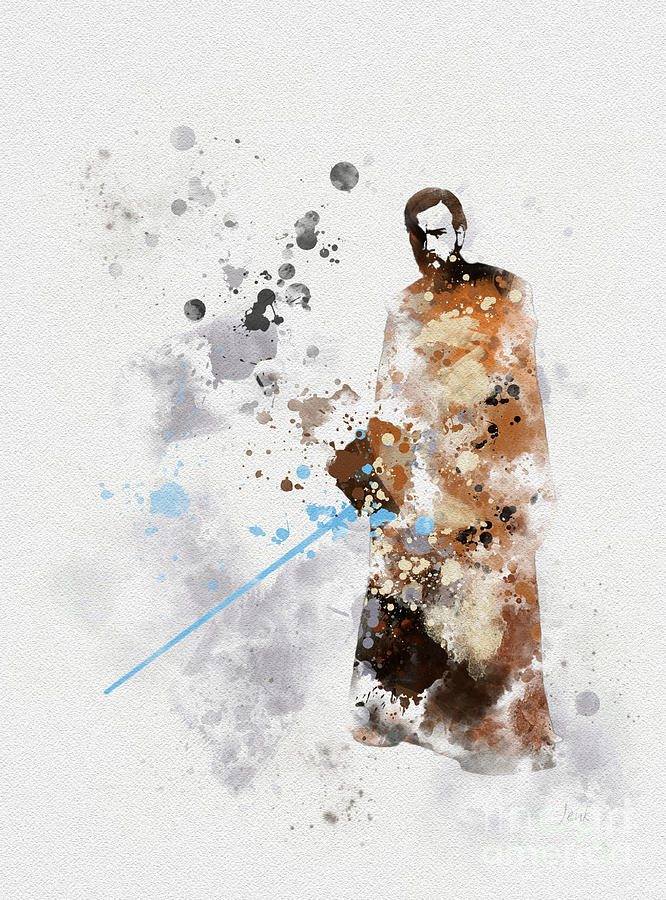Obi Wan Kenobi Mixed Media - Obi-Wan Kenobi by My Inspiration