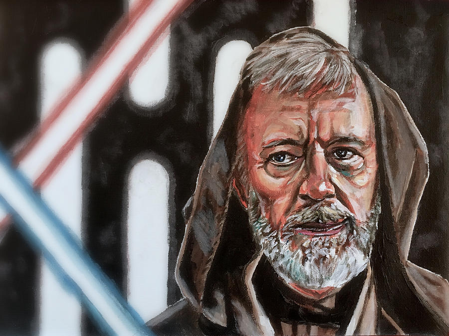 Obi-Wan Kenobis Last Stand Painting by Joel Tesch