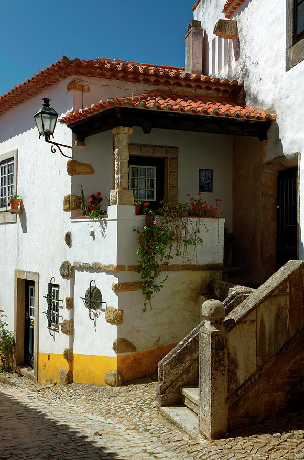 Obidos House Photograph by Sally Weigand