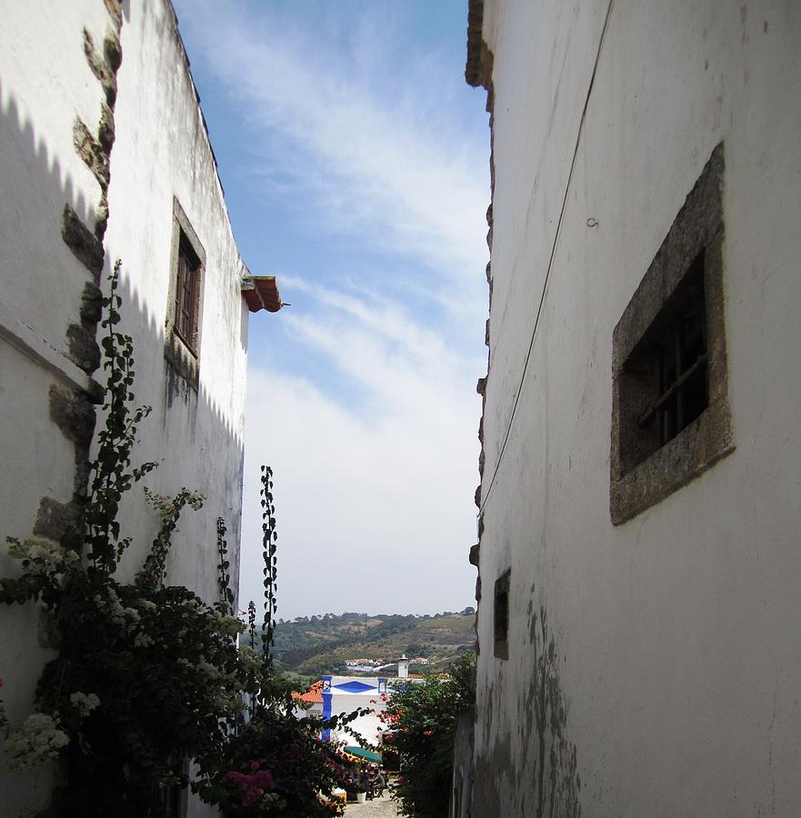 Obidos Side View Portugal Photograph by John Shiron