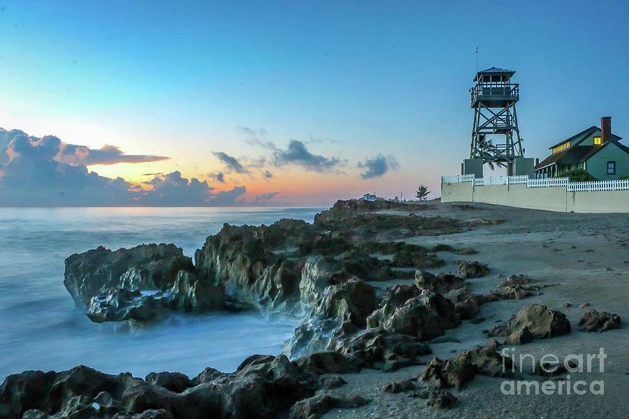 Observation Tower at Dawn Photograph by Tom Claud