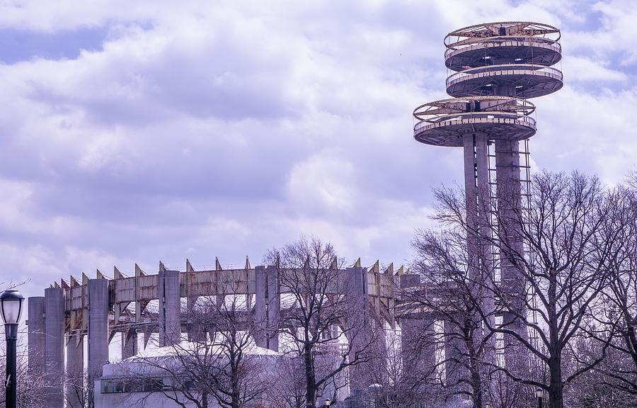 New York City Photograph - Observation Towers In Flushing New York City by Tat Fung