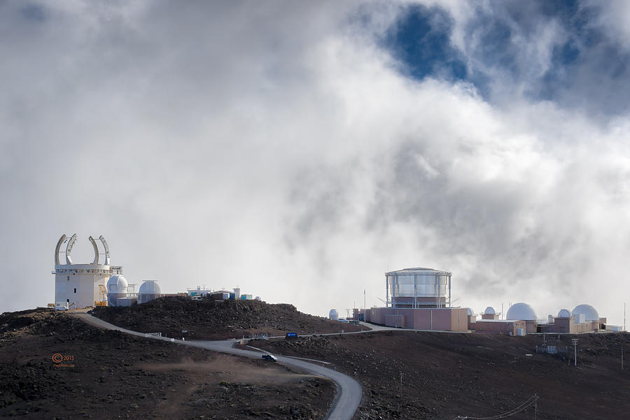 Observatories at the Summit of Mount Haleakala Photograph by Jim Thompson