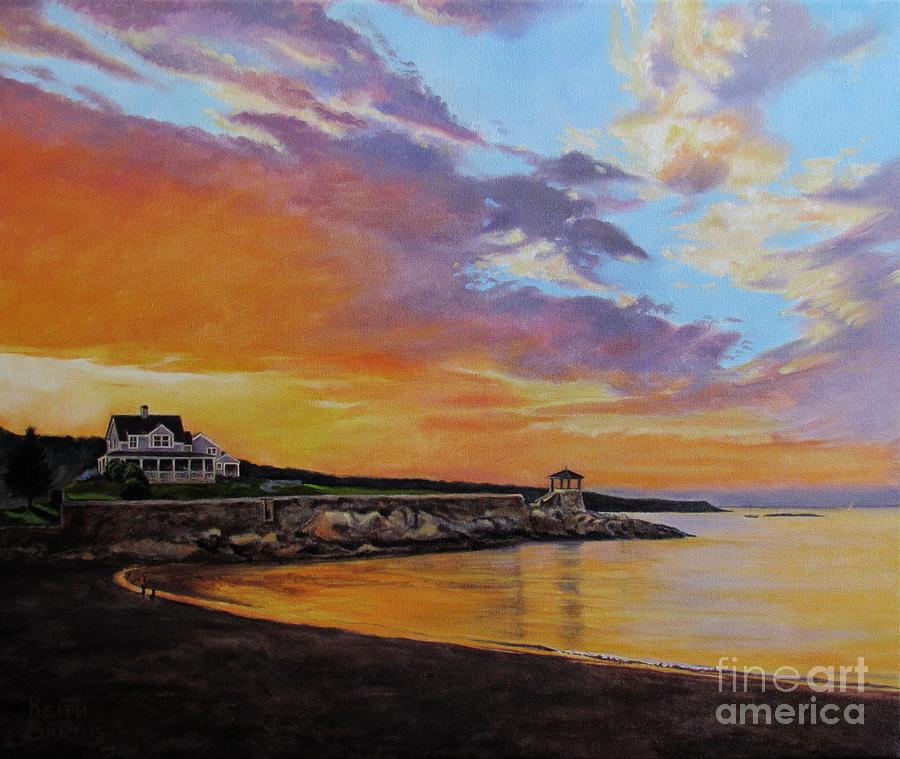 Observatory Point, Rockport, MA Painting by Keith Gantos
