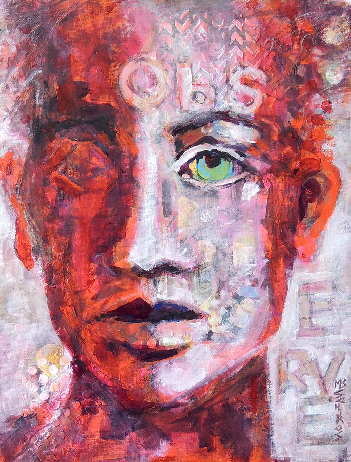 Observe Painting by Mary Schiros