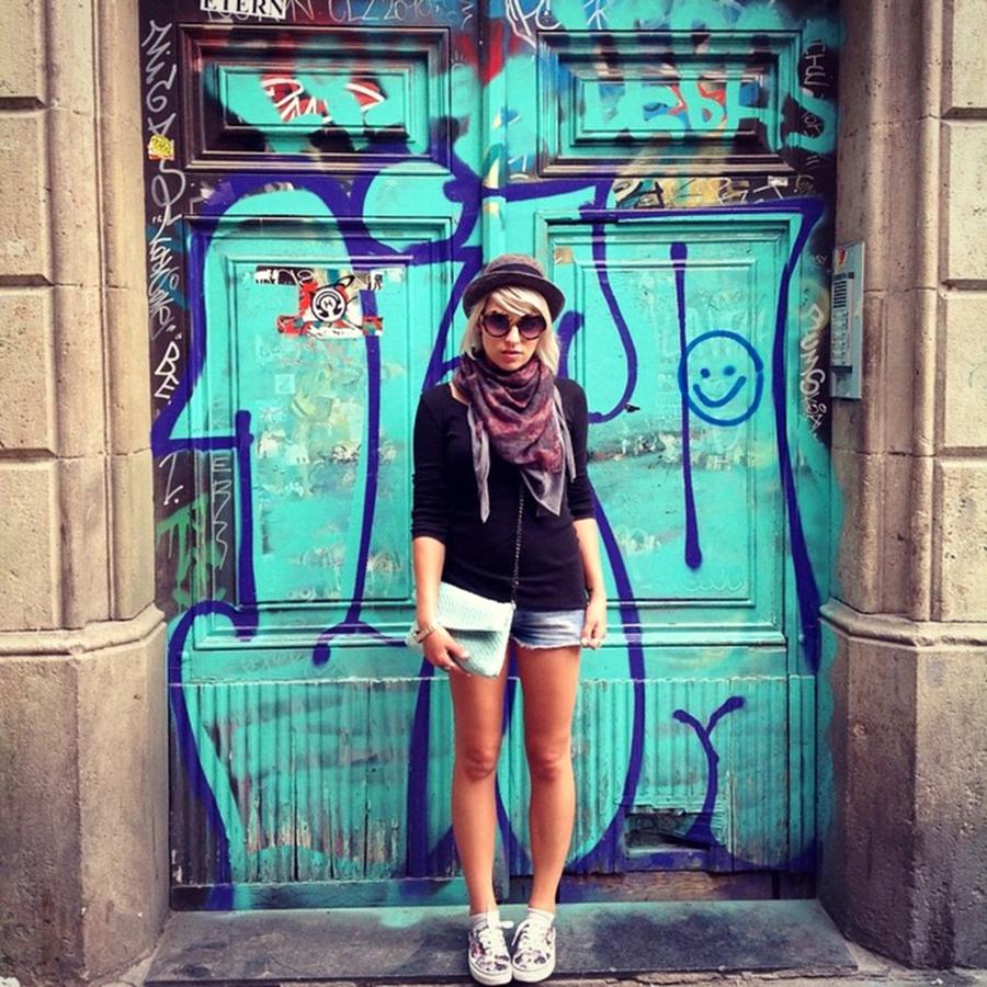 Summer Photograph - Doors of Barcelona by Sacha Kinser