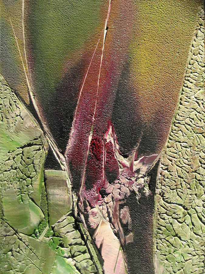 Organic Abstract Painting - Obsession by Olga Dmytrenko Organic Abstract Painting - Obsession by Olga Dmytrenko