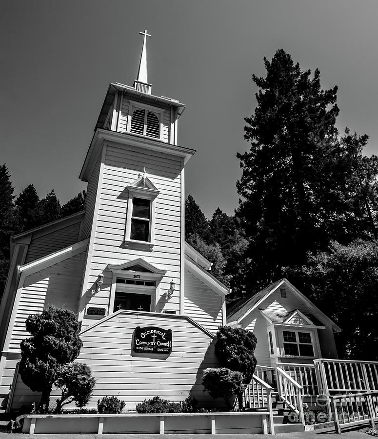 Occidental Church Sonoma County Photograph by Blake Webster