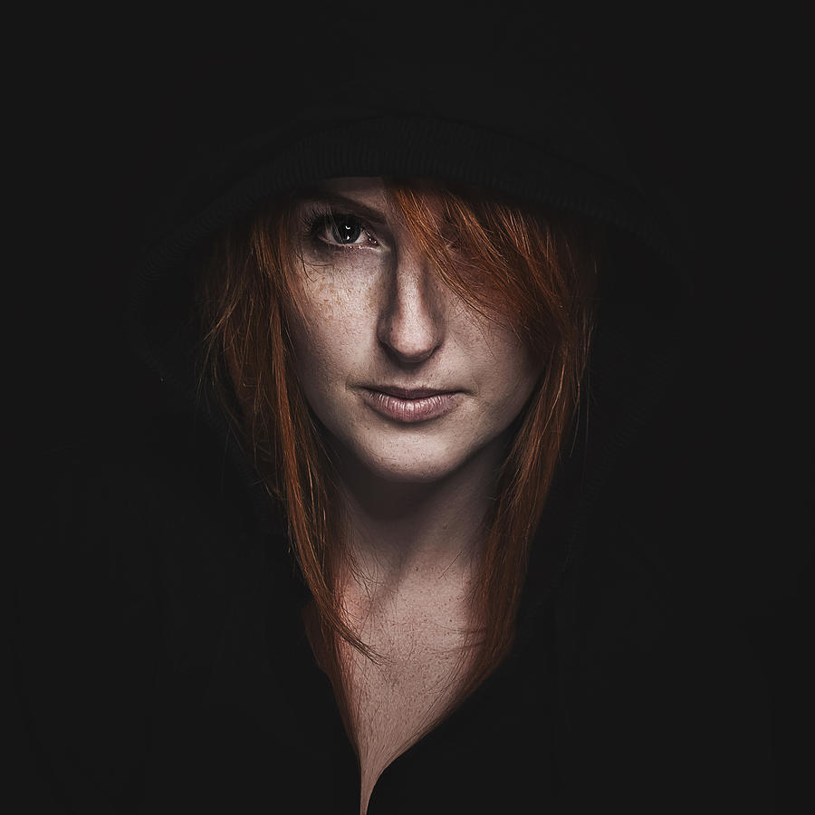 Portrait Photograph - Occultis by Katarina Grajcarikova
