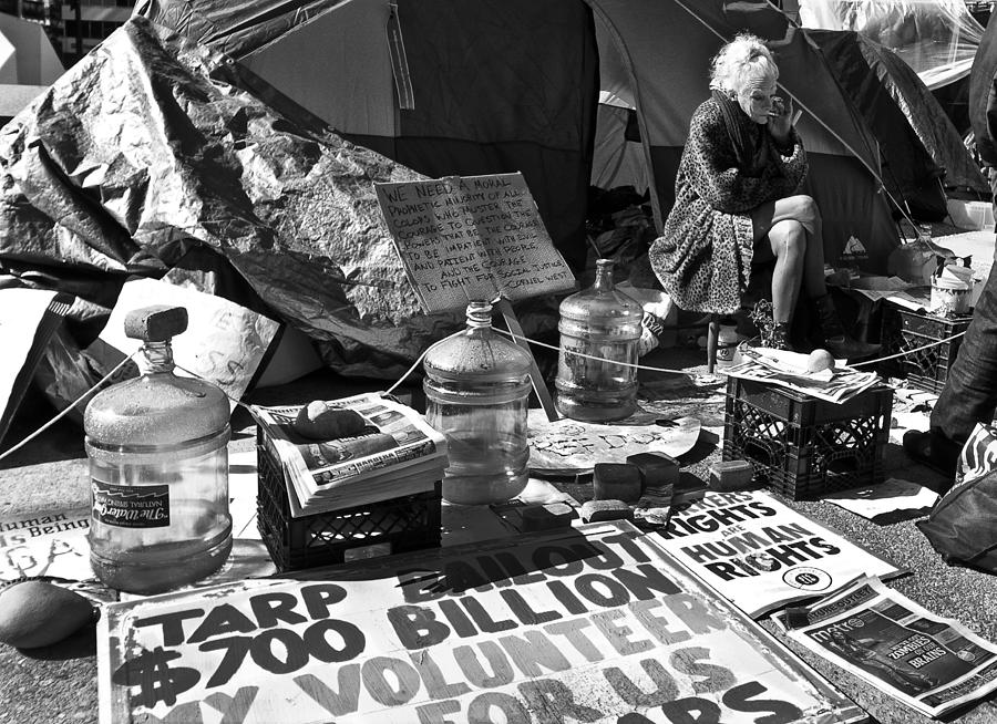 Occupy Woman Photograph