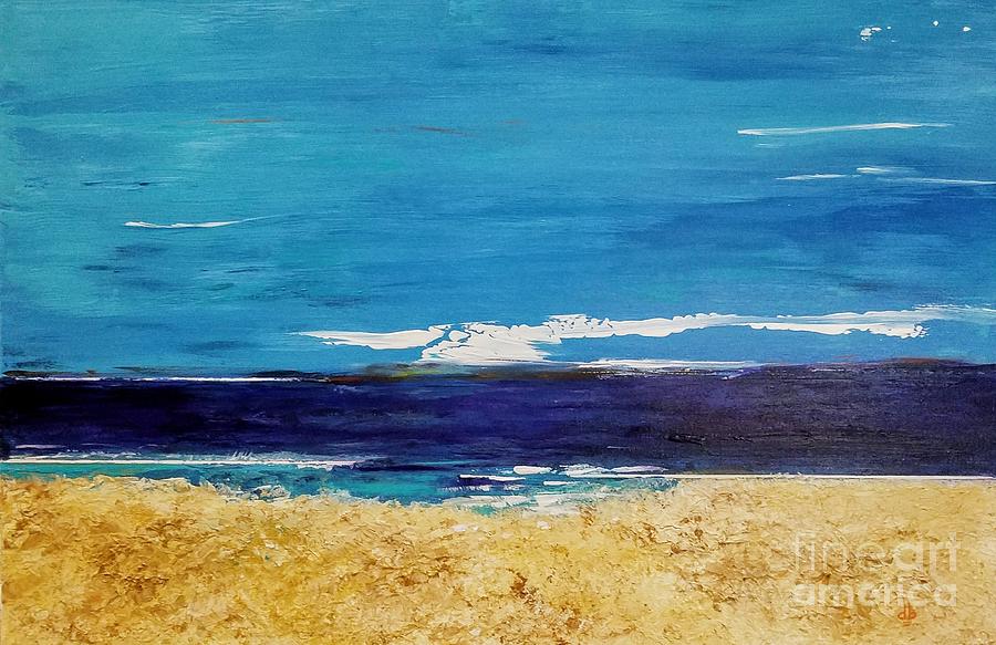 Ocean 1 Painting by Diana Bursztein