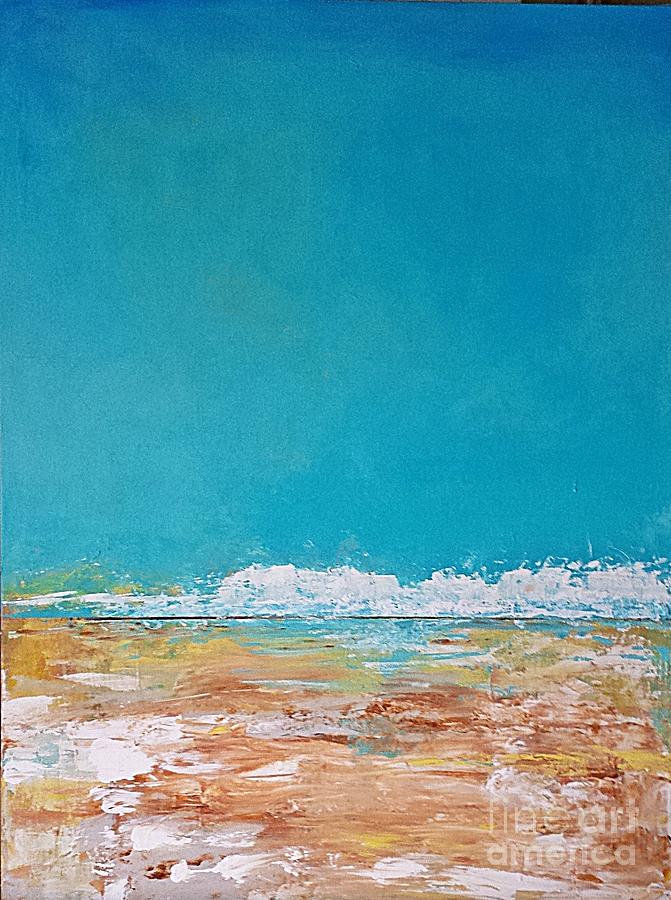 Ocean 3 Painting by Diana Bursztein