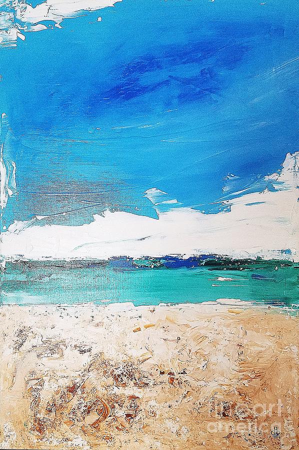 Ocean 6 Painting by Diana Bursztein