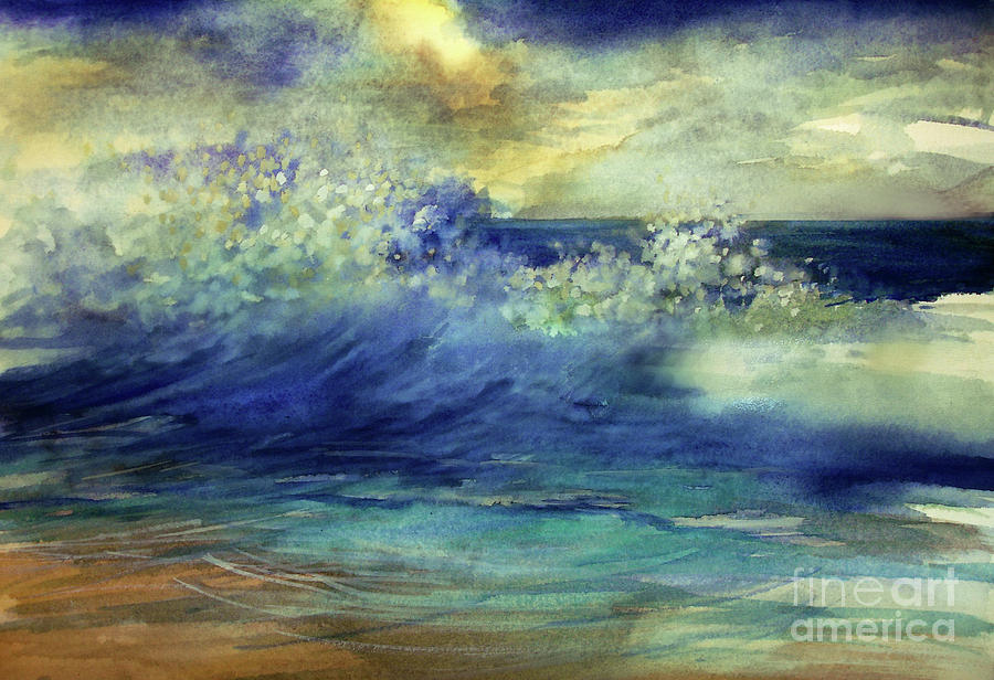 Ocean Painting by Allison Ashton