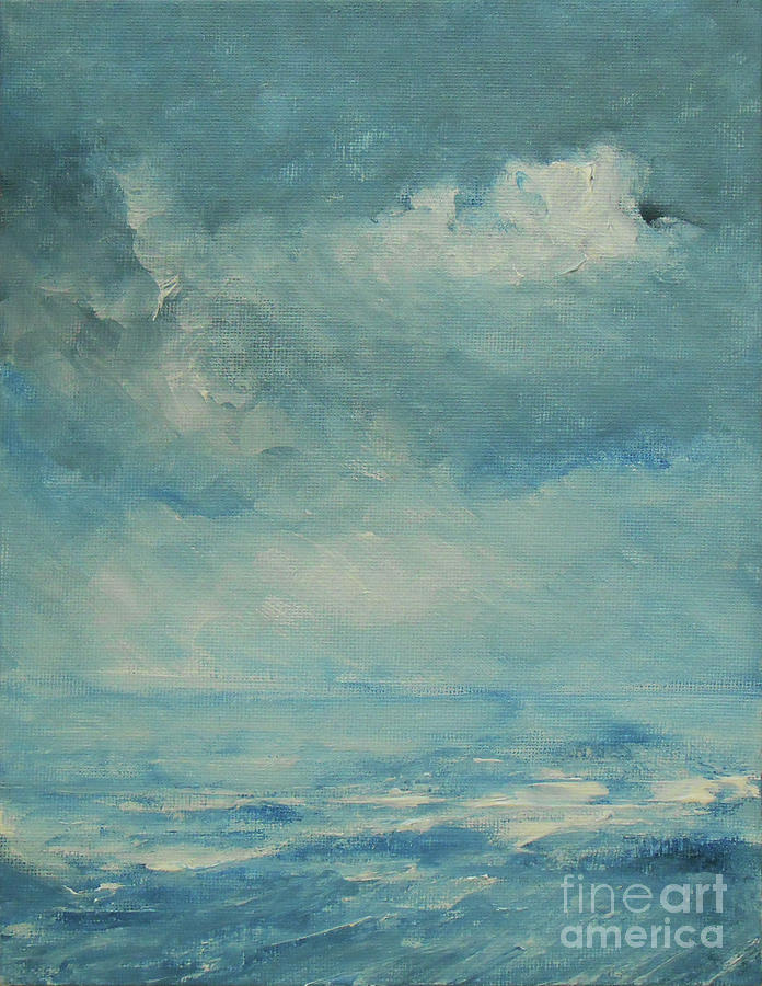 Ocean and Sky Painting by Jane See