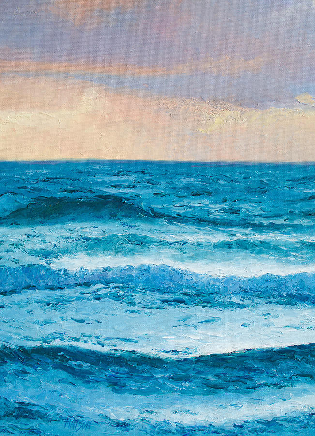 Ocean Art 1 Painting by Jan Matson