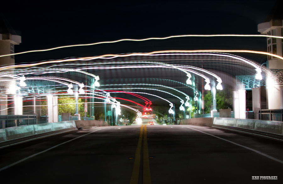 Ocean Avenue Bridge Movement Photograph by Ken Figurski