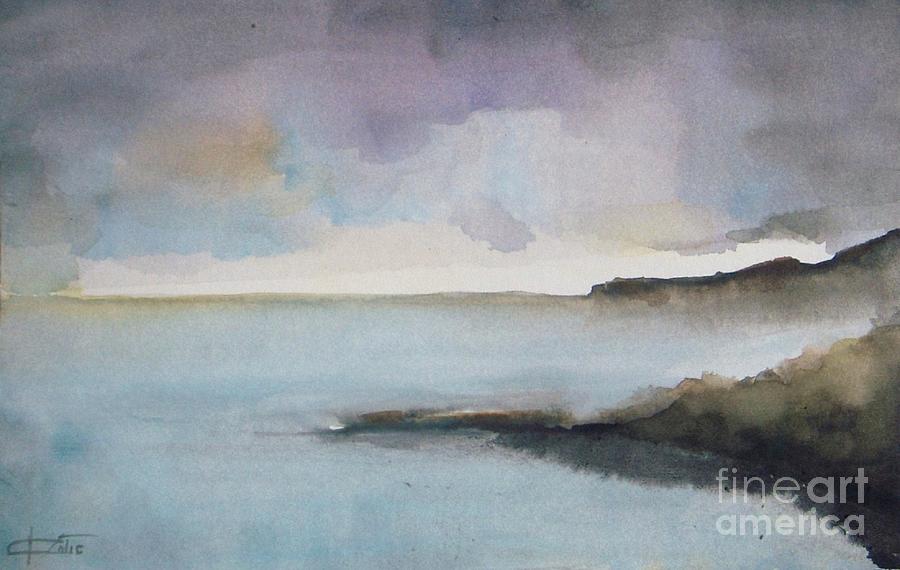 Ocean Bay Painting by Vesna Antic