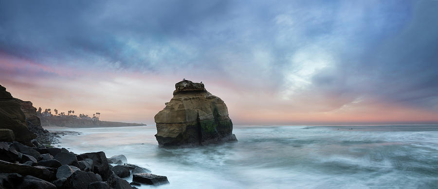 San Diego Photograph - Ocean Beach Bird Rock by William Dunigan