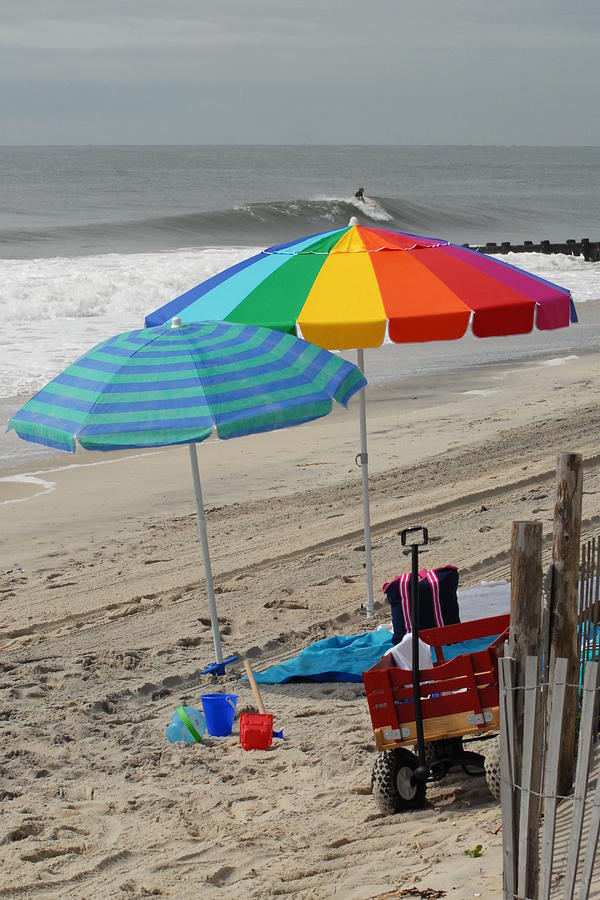 Ocean Beach Umbrella 10 Photograph by Joyce StJames