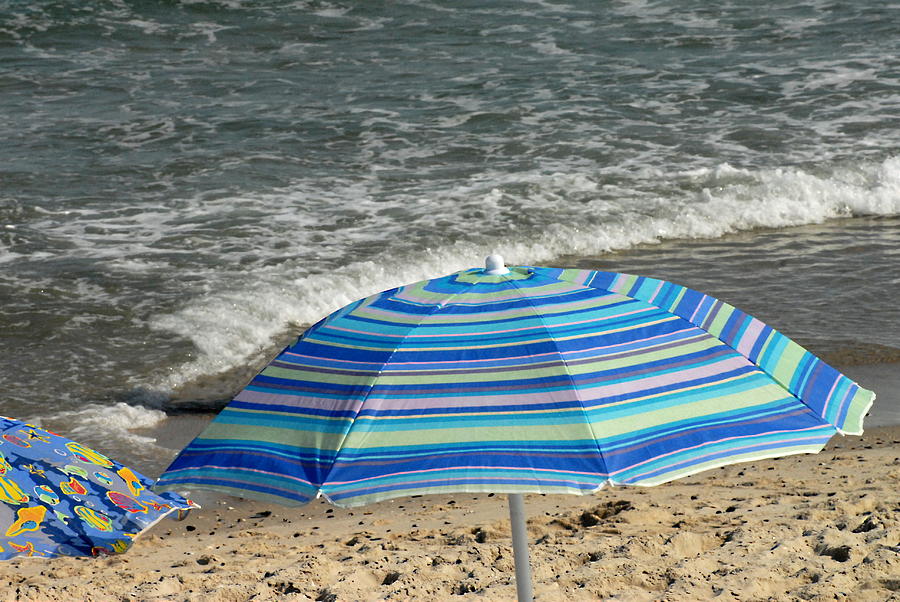 Ocean Beach Umbrella 6 Photograph by Joyce StJames