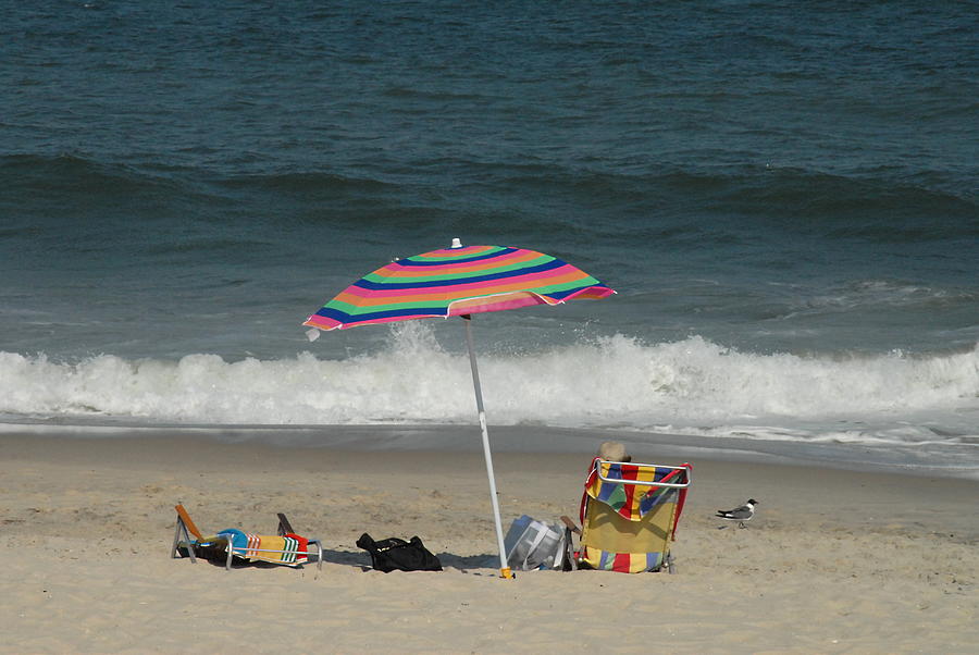 Ocean Beach Umbrella 8 Photograph by Joyce StJames