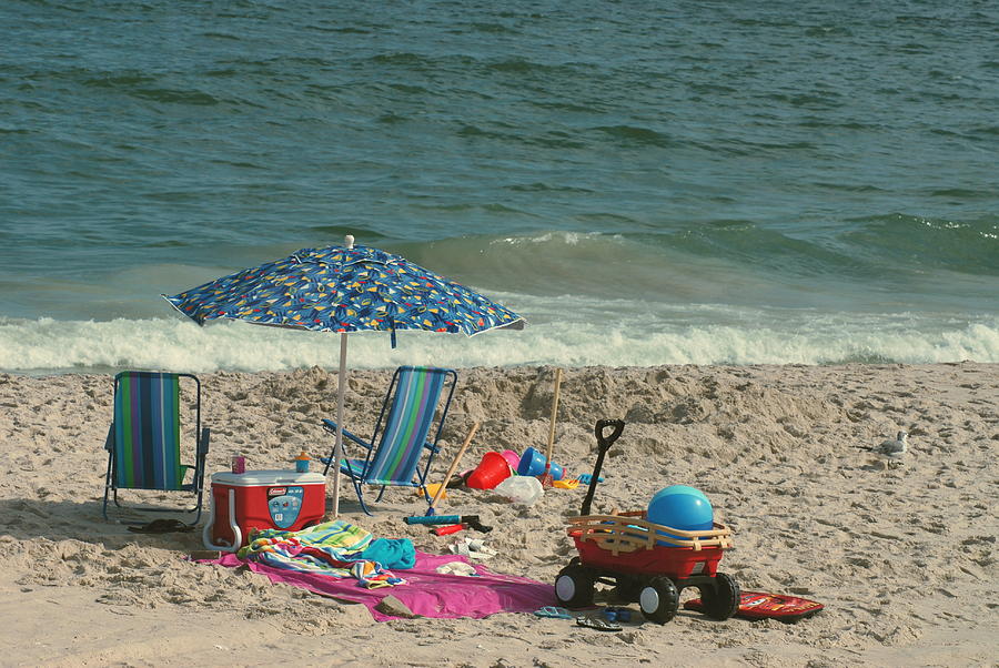 Ocean Beach Umbrella 9 Photograph by Joyce StJames