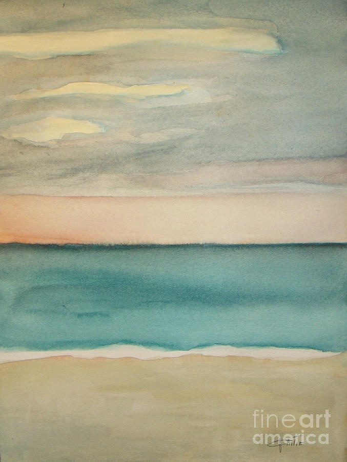 Ocean Beach Painting by Vesna Antic