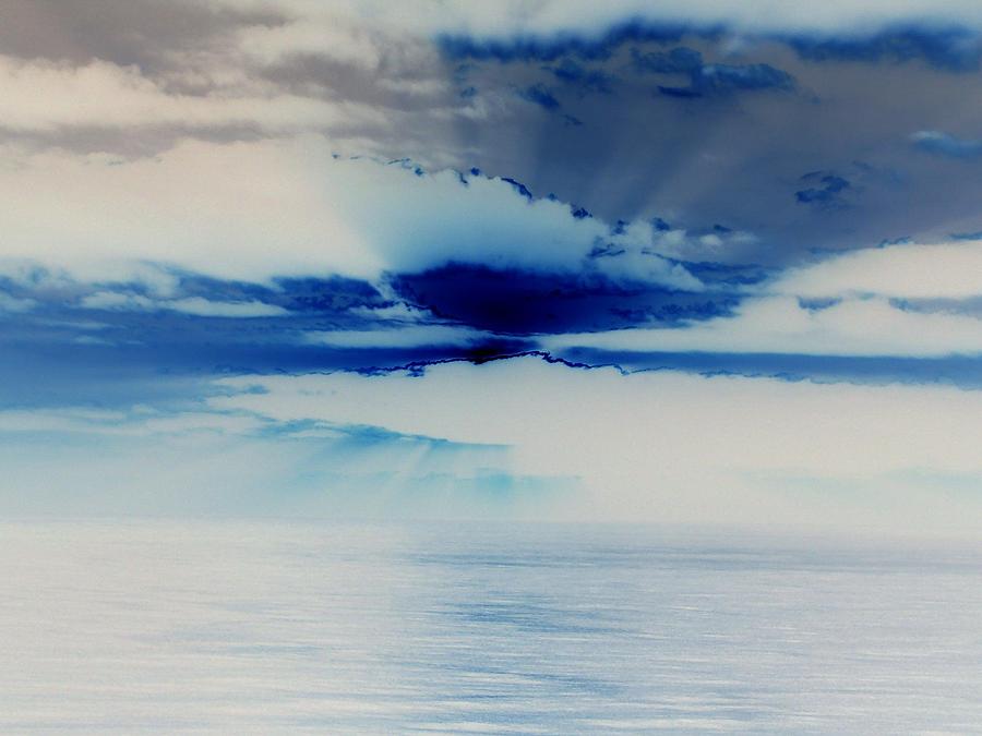 Seascapes Photograph - Ocean Blue Monday by James Harper