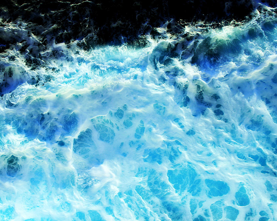 Ocean Blue Photograph by Perry Webster