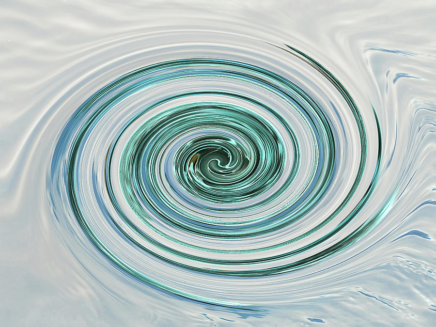 Ocean Blue Whip Digital Art by Gill Billington