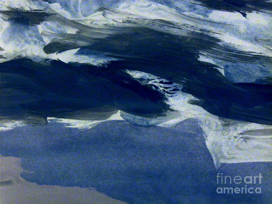 Ocean Blues Digital Art by Nancy Kane Chapman
