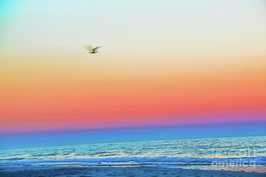 Ocean Breeze Digital Painting Painting by Robyn King