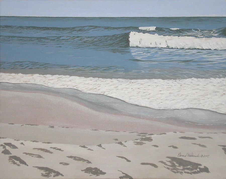 Ocean Breeze Painting by Edward Maldonado