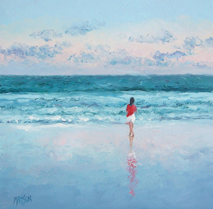 Impressionism Painting - Ocean Breeze by Jan Matson