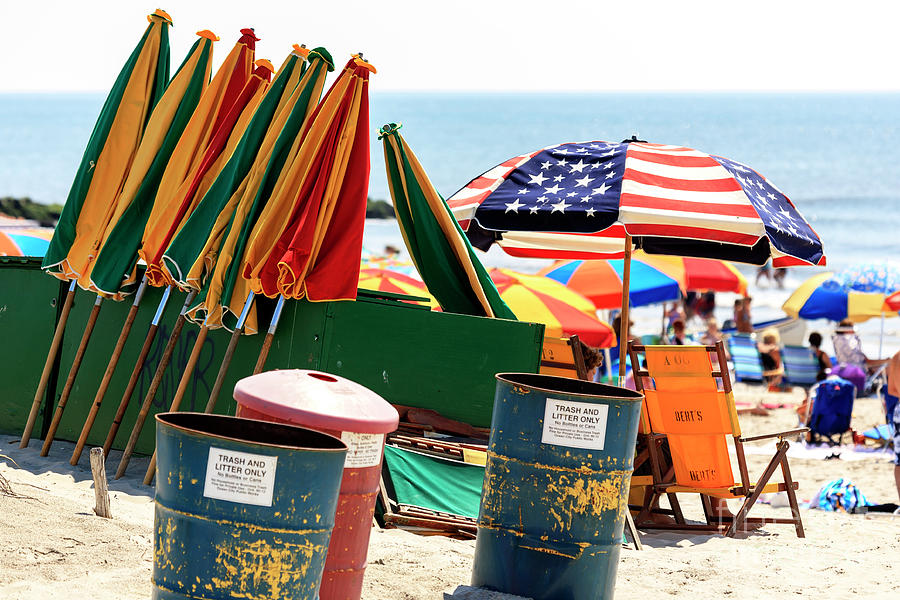 Ocean City Beach Colors in New Jersey Photograph by John Rizzuto