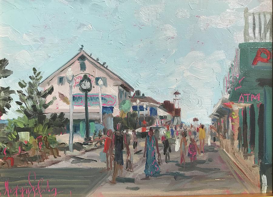 Ocean City Dumsers Painting by Maggii Sarfaty