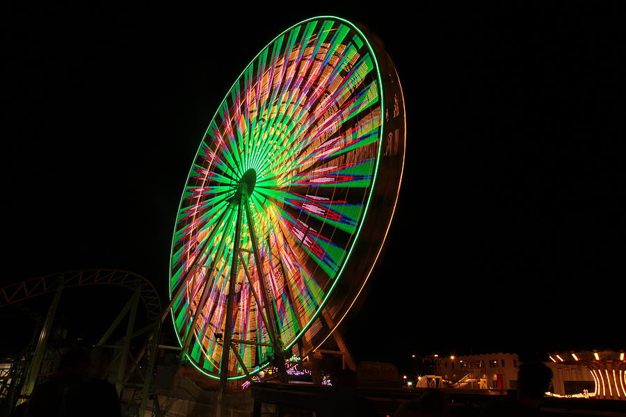 Ocean City ferris wheel Photograph by George Miller - Pixels