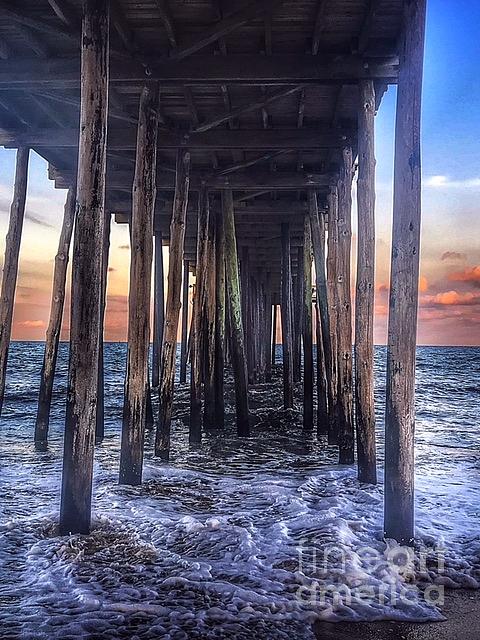 Ocean City Maryland under the Pier Photograph by Jennifer Craft