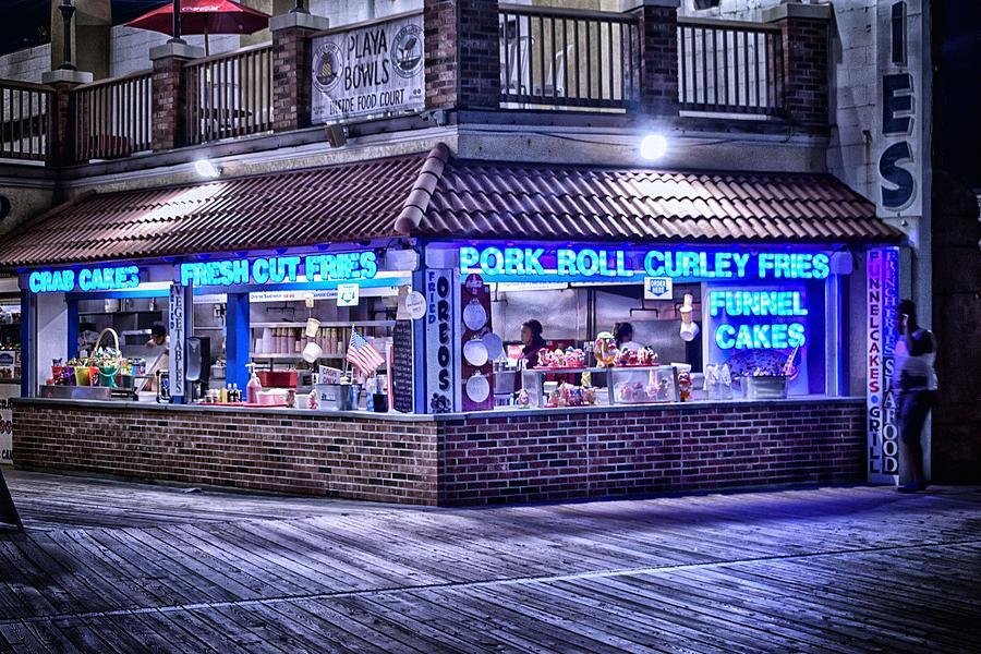 Ocean City, NJ Boardwalk Food Photograph by James DeFazio