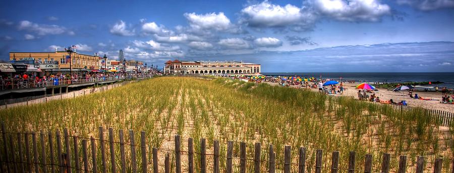 Beach Photograph - Ocean City Panorama by John Loreaux