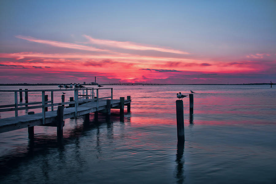 Ocean City Summer Sunset Photograph by Kristia Adams