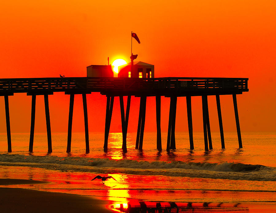 Ocean City Sunrise Photograph by Nick Zelinsky Jr