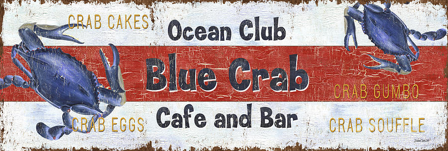 Ocean Club Cafe Painting by Debbie DeWitt