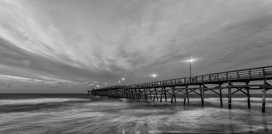 Ocean Crest Pier Sunrise Photograph by Nick Noble
